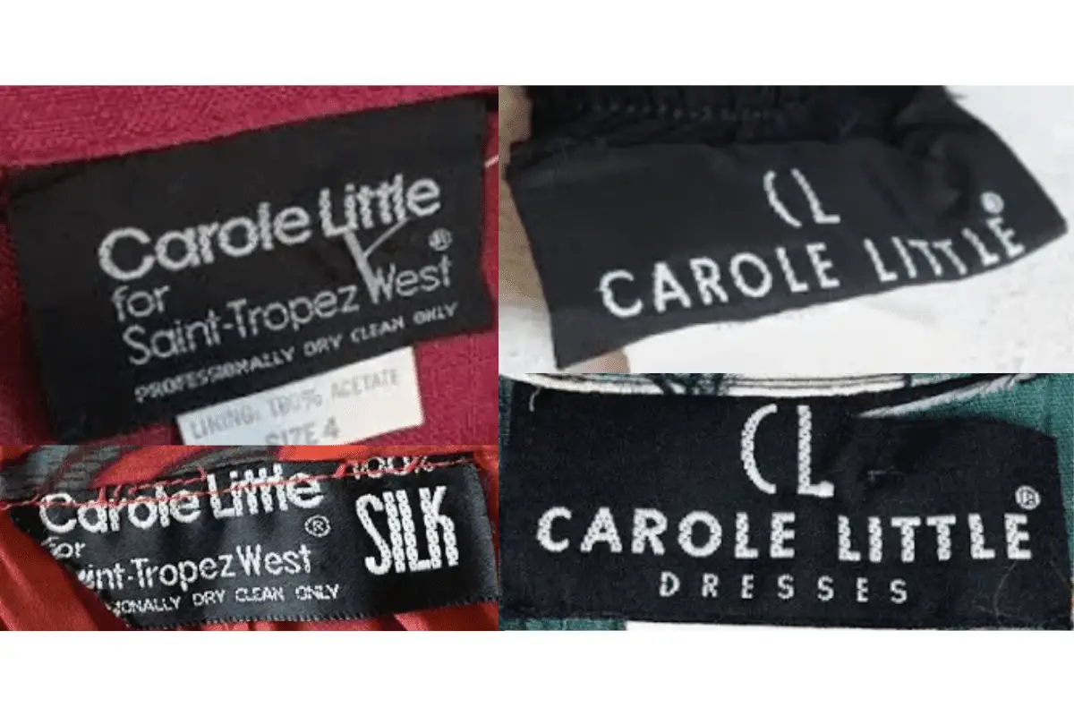 1980s Carole Little tags