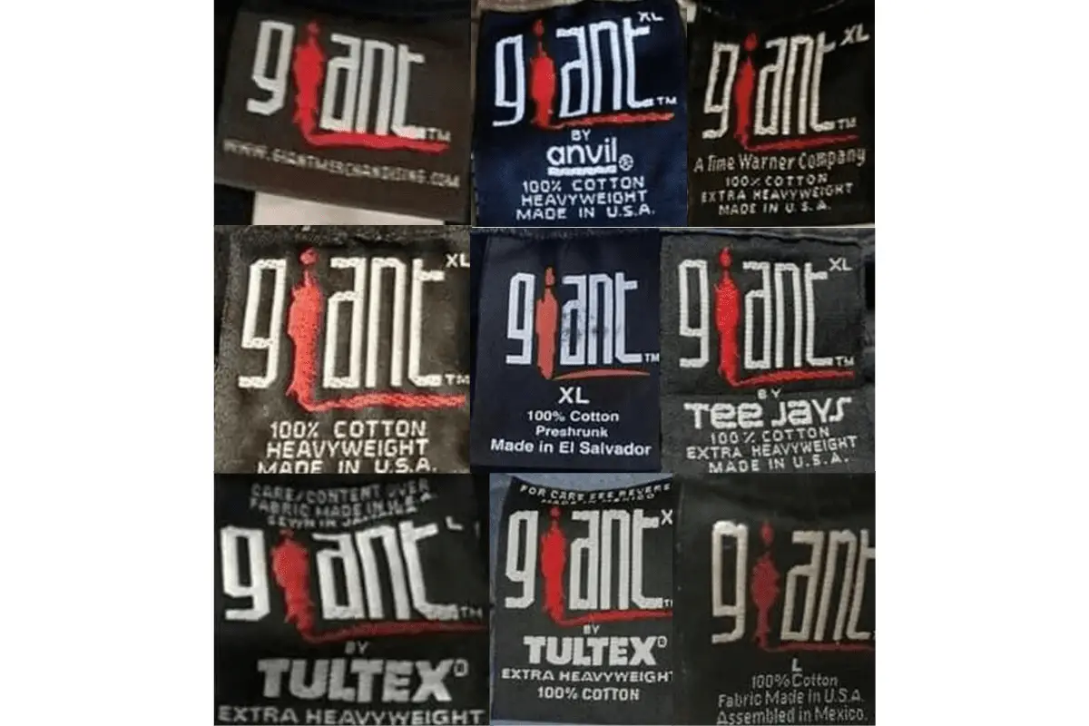 1990s Giant tags