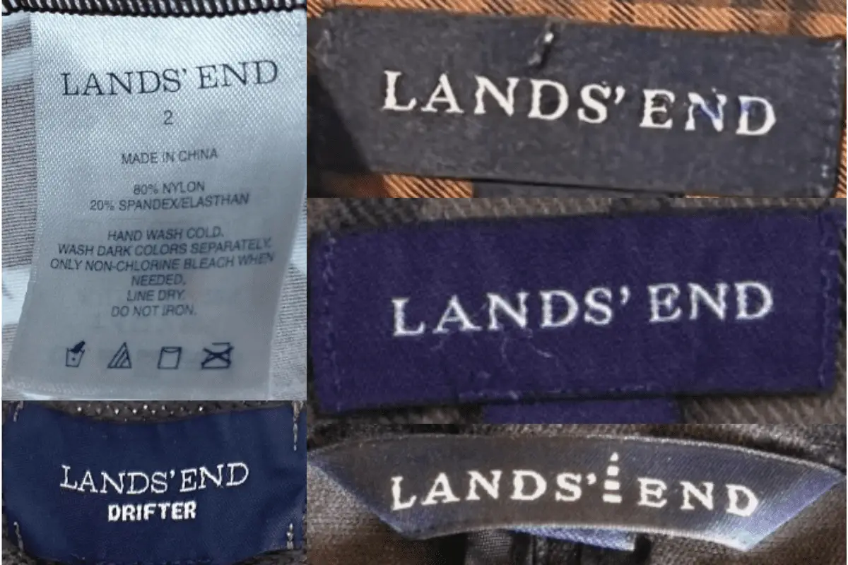 2000s Lands' End tags